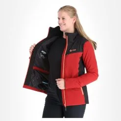 Kilpi, Flip-W Skijacke Damen Dark Rot 17 Kilpi, Flip-W Skijacke Damen Dark Rot -Icepeak Geschaft kilpi flip w aa jas gevoerd dames dark rood AA21kil123b BI 05