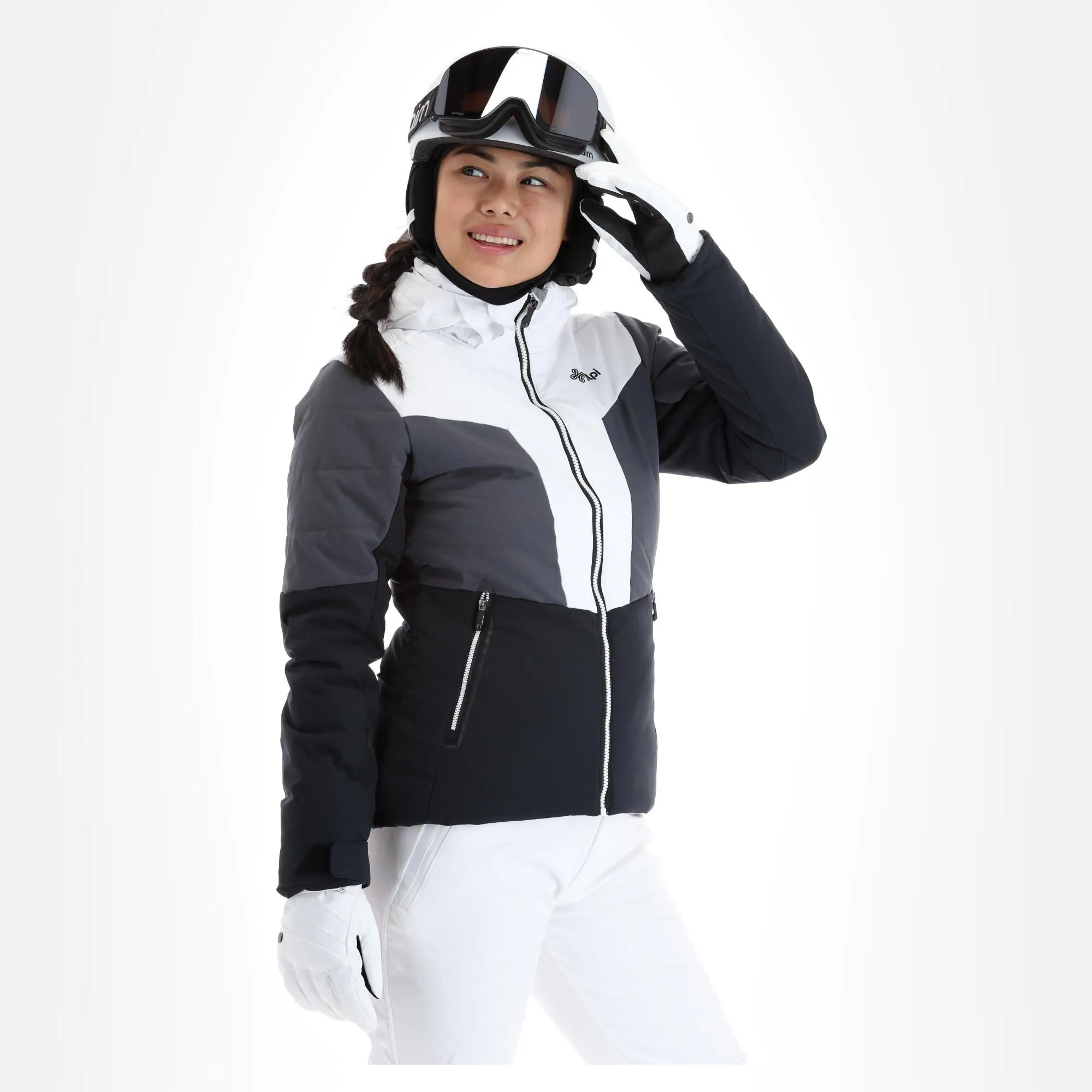 Kilpi, Florance-W Skijacke Damen Schwarz 4 Kilpi, Florance-W Skijacke Damen Schwarz – Bild 2