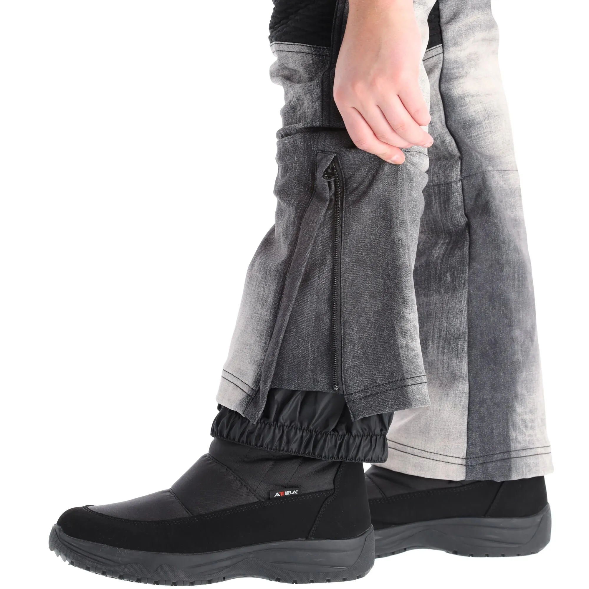 Kilpi, Jeanso-W Softshell Skihose Übergröße Damen Schwarz 8 Kilpi, Jeanso-W Softshell Skihose Übergröße Damen Schwarz – Bild 6