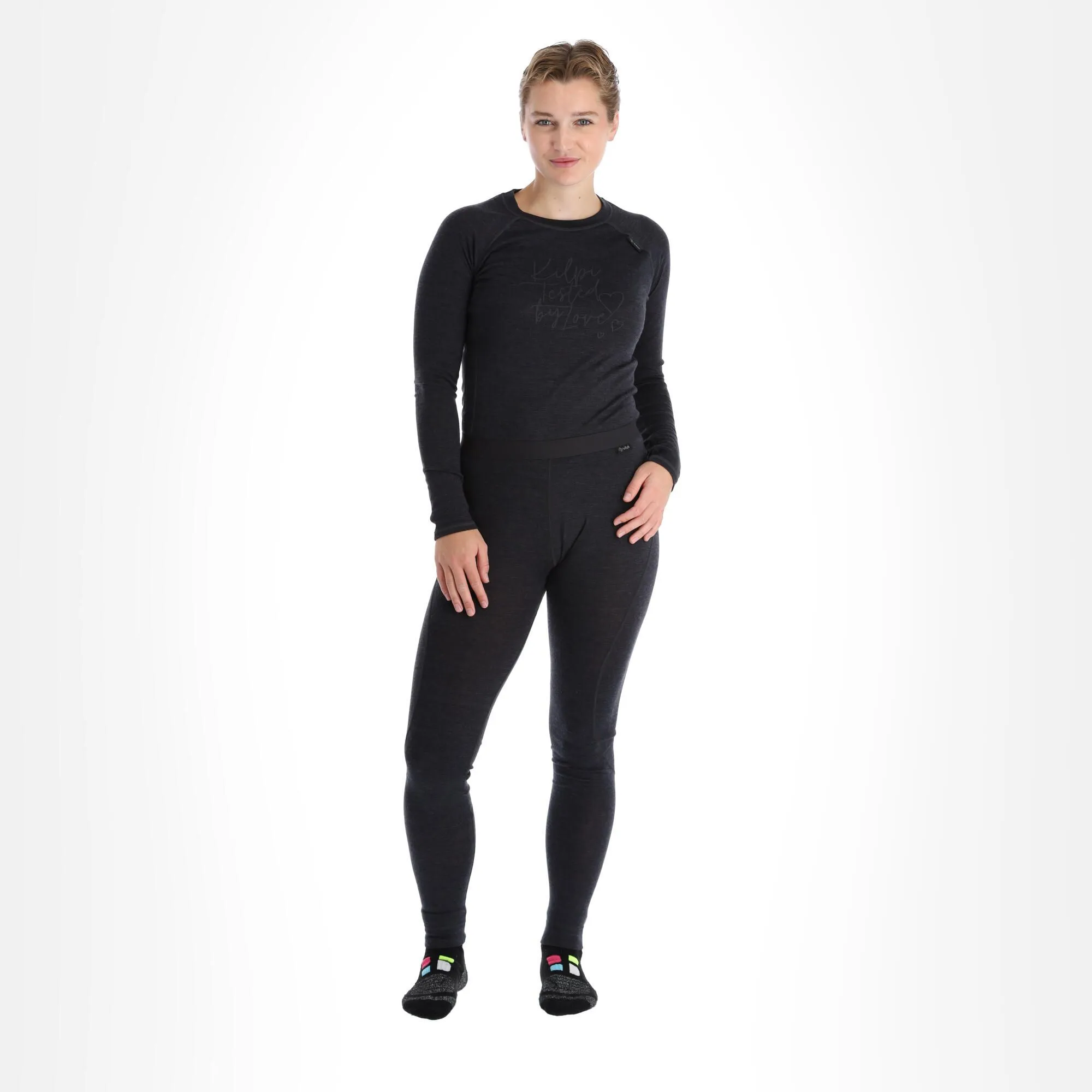 Kilpi, Mavora Bottom-W Thermohose Damen Schwarz 3 Kilpi, Mavora Bottom-W Thermohose Damen Schwarz