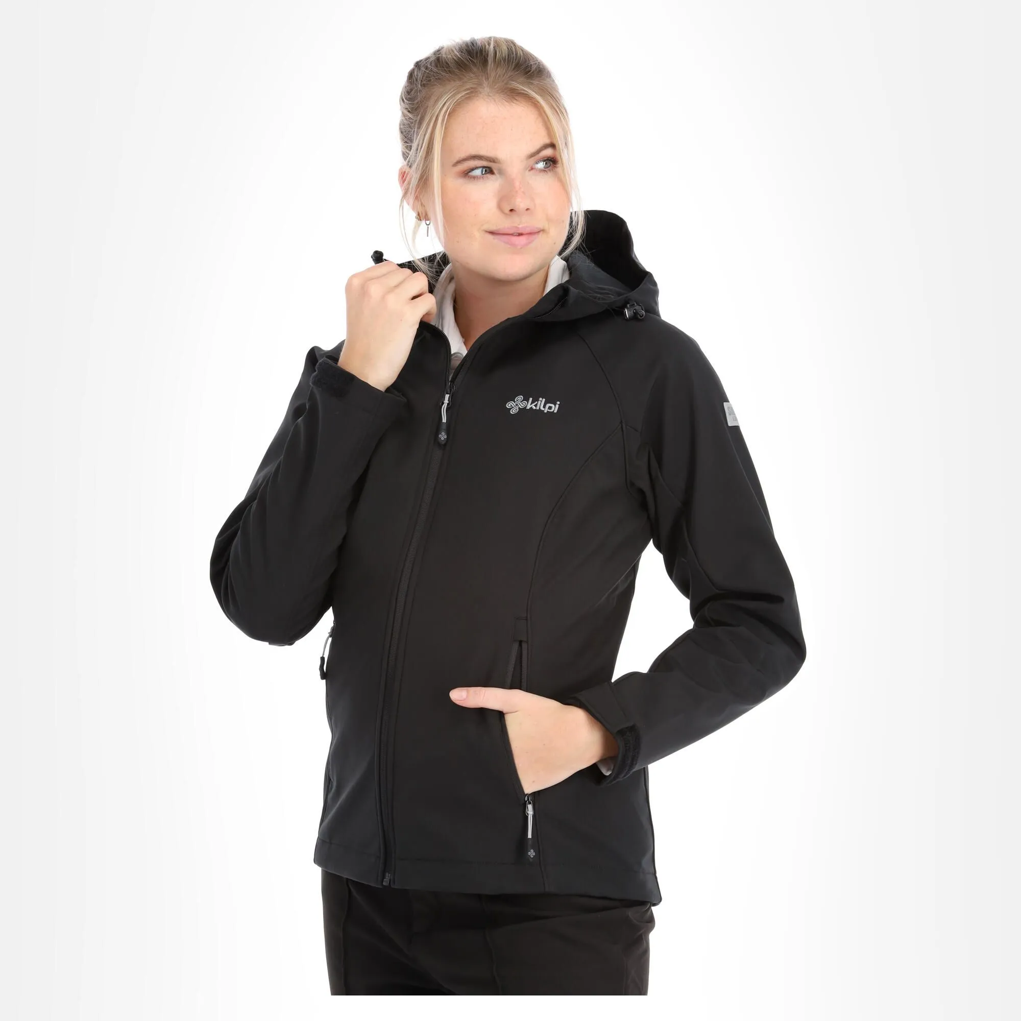 Kilpi, Mila-W Softshell Skijacke Damen Schwarz 5 Kilpi, Mila-W Softshell Skijacke Damen Schwarz – Bild 3
