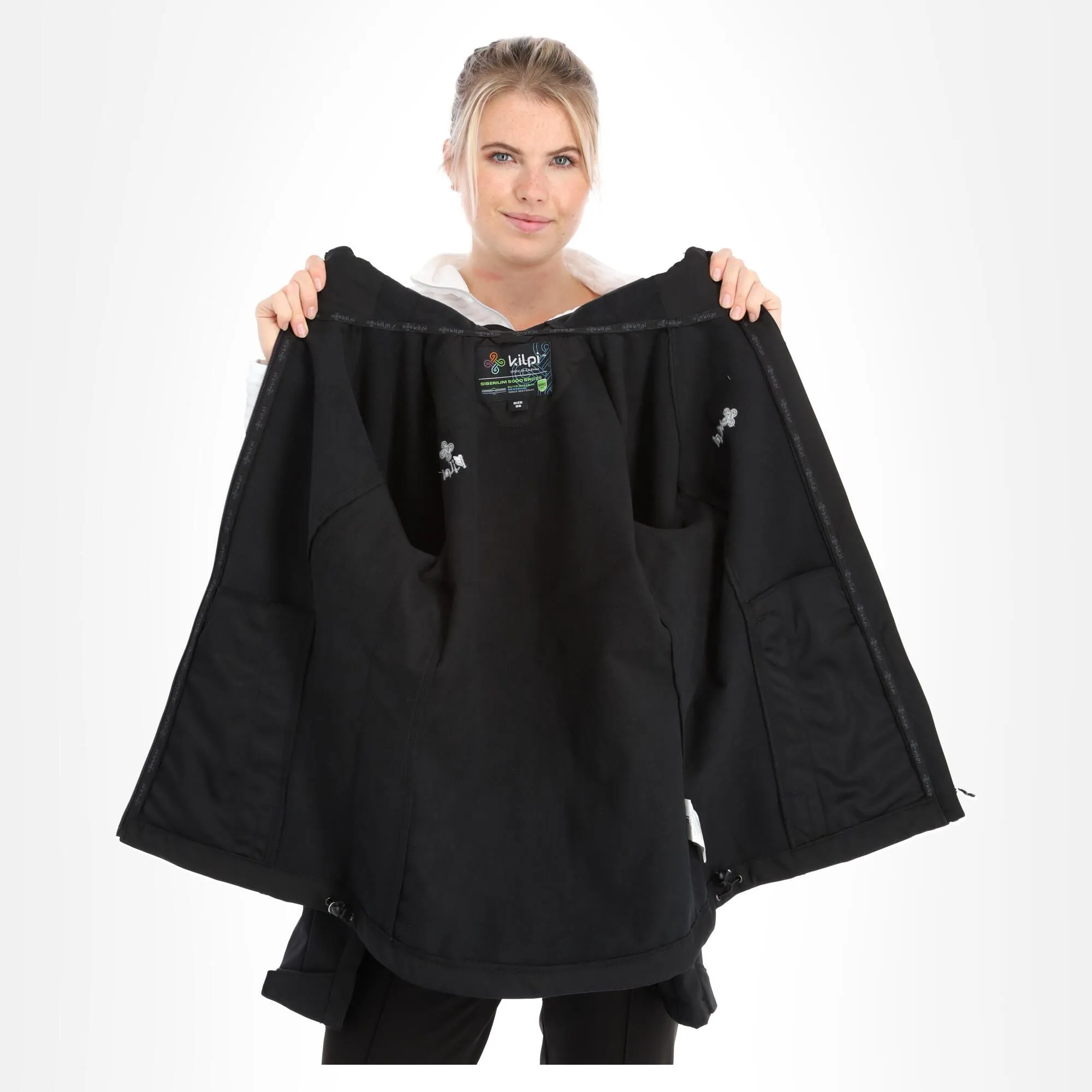 Kilpi, Mila-W Softshell Skijacke Damen Schwarz 8 Kilpi, Mila-W Softshell Skijacke Damen Schwarz – Bild 6