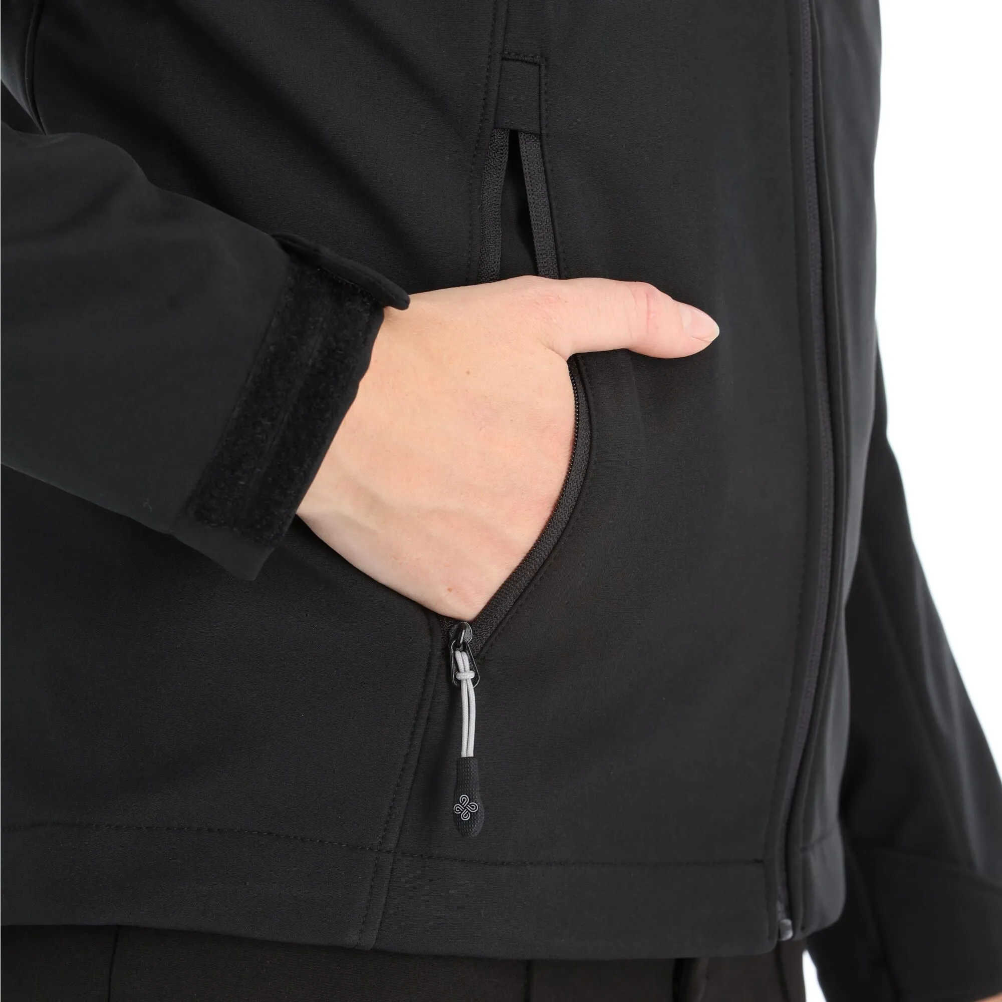 Kilpi, Mila-W Softshell Skijacke Damen Schwarz 10 Kilpi, Mila-W Softshell Skijacke Damen Schwarz – Bild 8