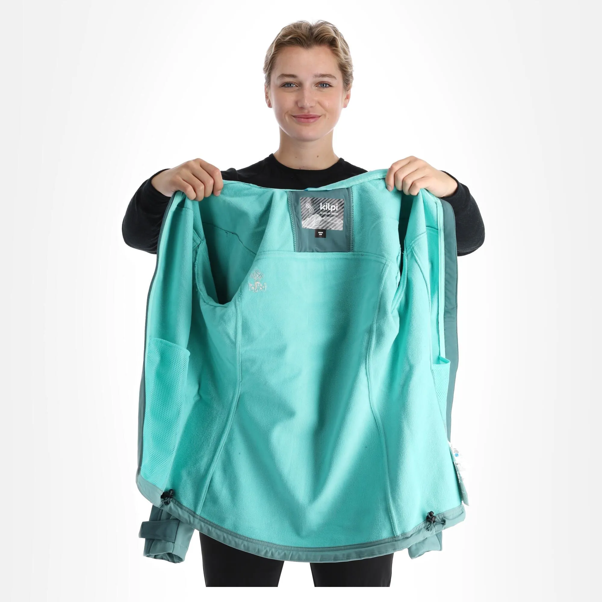 Kilpi, Ravia-W Softshell Skijacke Damen Dark Grün 8 Kilpi, Ravia-W Softshell Skijacke Damen Dark Grün – Bild 6