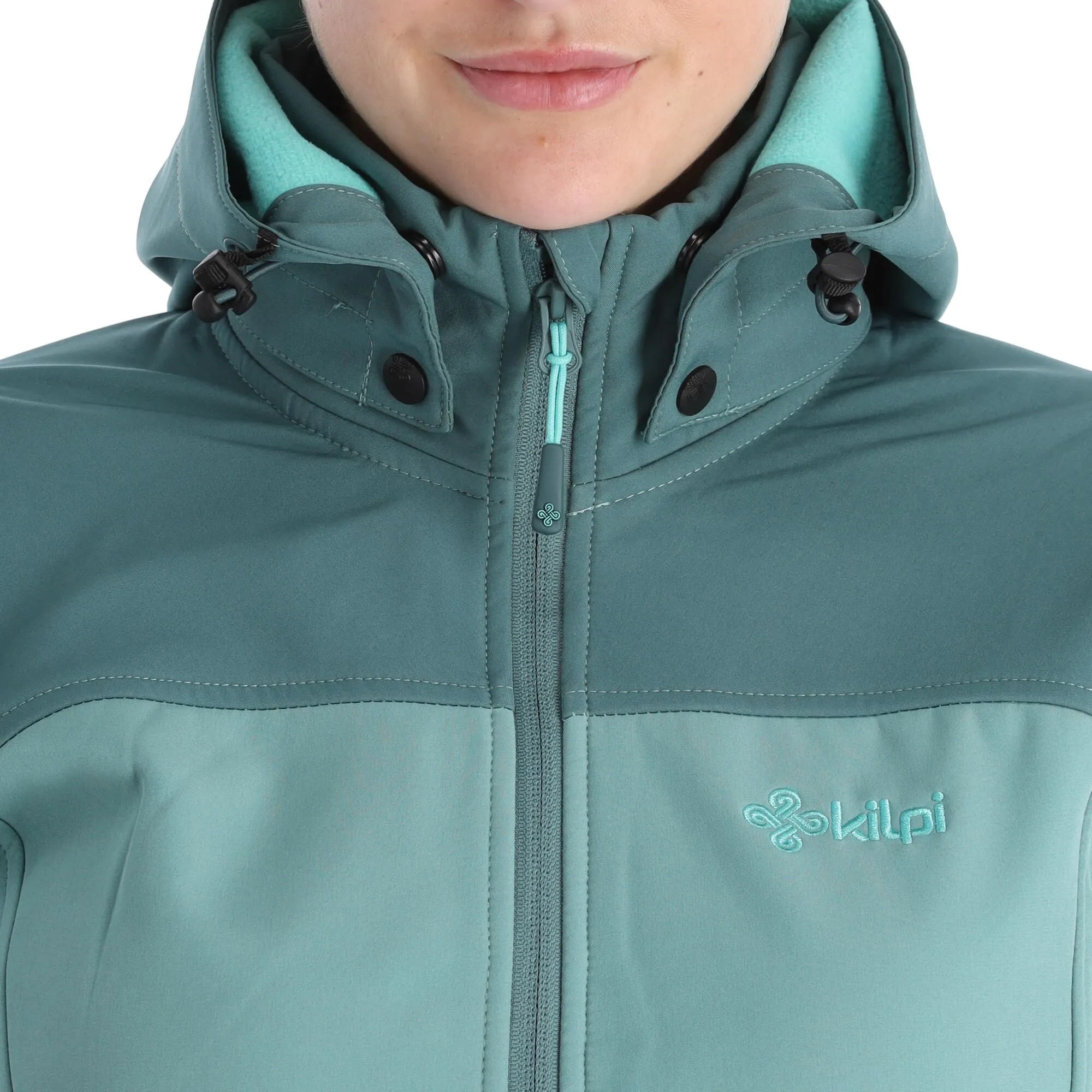 Kilpi, Ravia-W Softshell Skijacke Damen Dark Grün 9 Kilpi, Ravia-W Softshell Skijacke Damen Dark Grün – Bild 7
