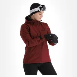 Kilpi, Ravia-W Softshell Skijacke Übergröße Damen Dark Rot -Icepeak Geschaft kilpi ravia w ac softshell jas plus size dames dark rood 22kilpi128v1 BI 04