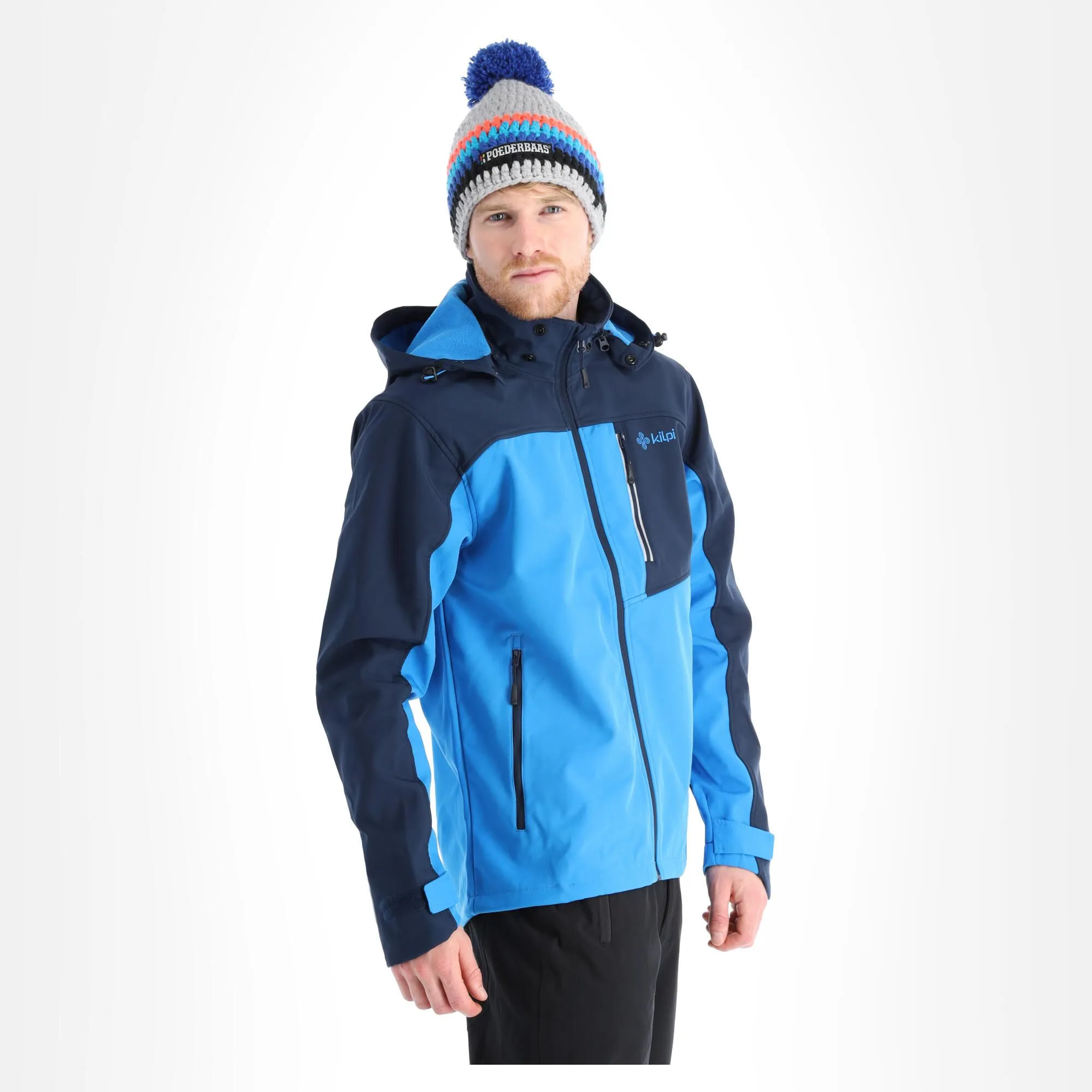 Kilpi, Ravio-M Softshell Skijacke Herren Blau 4 Kilpi, Ravio-M Softshell Skijacke Herren Blau – Bild 2
