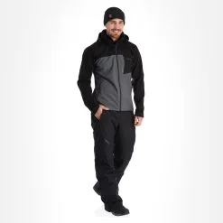 Kilpi, Ravio-M Softshell Skijacke Übergröße Herren Dark Grau
