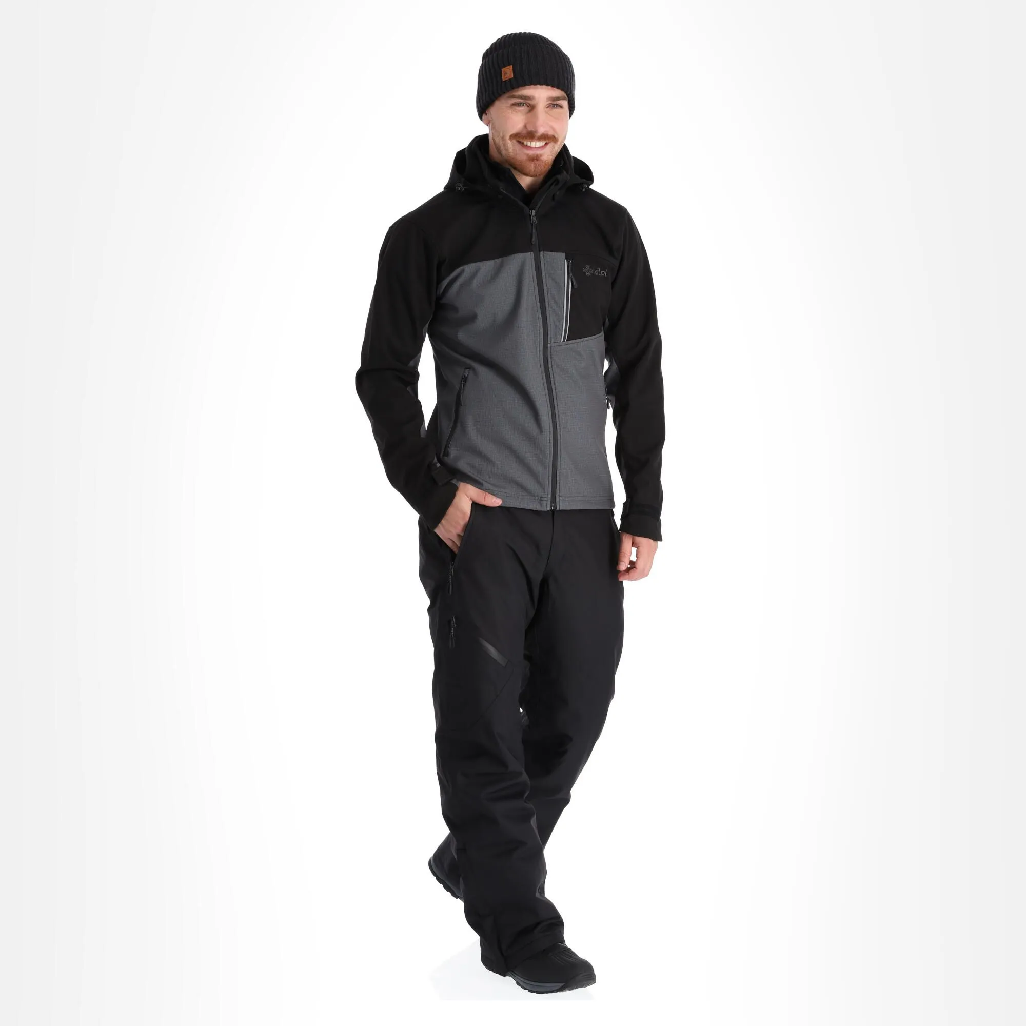 Kilpi, Ravio-M Softshell Skijacke Übergröße Herren Dark Grau 3 Kilpi, Ravio-M Softshell Skijacke Übergröße Herren Dark Grau