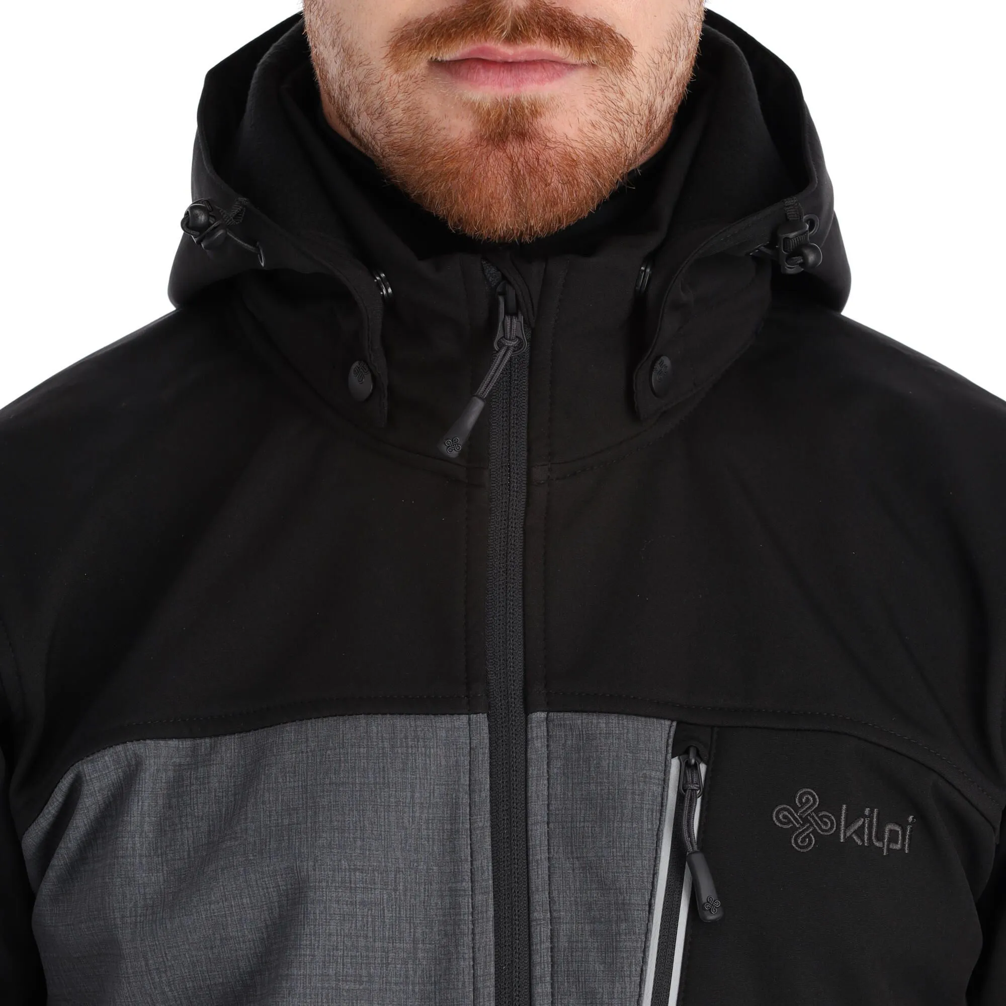 Kilpi, Ravio-M Softshell Skijacke Übergröße Herren Dark Grau 9 Kilpi, Ravio-M Softshell Skijacke Übergröße Herren Dark Grau – Bild 7