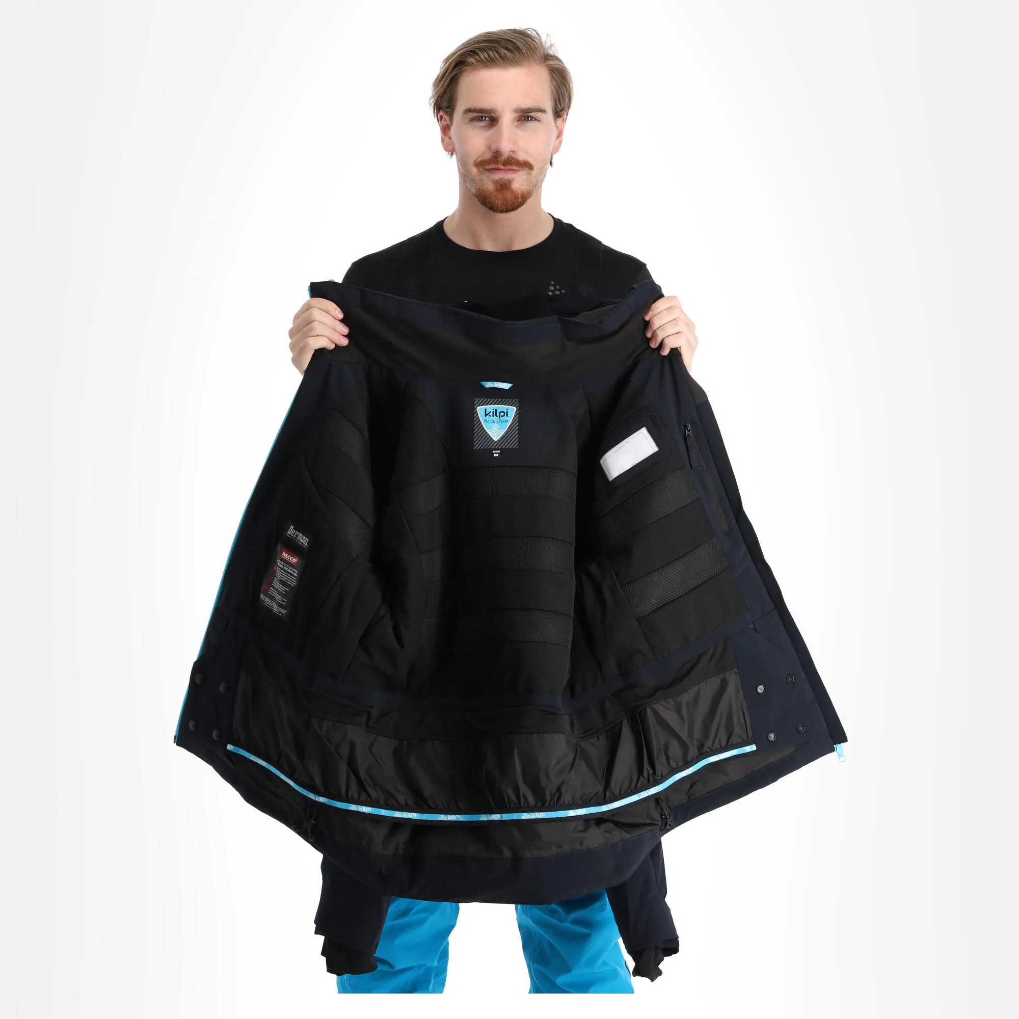 Kilpi, Team Jacket-M Skijacke Herren Schwarz 8 Kilpi, Team Jacket-M Skijacke Herren Schwarz – Bild 6