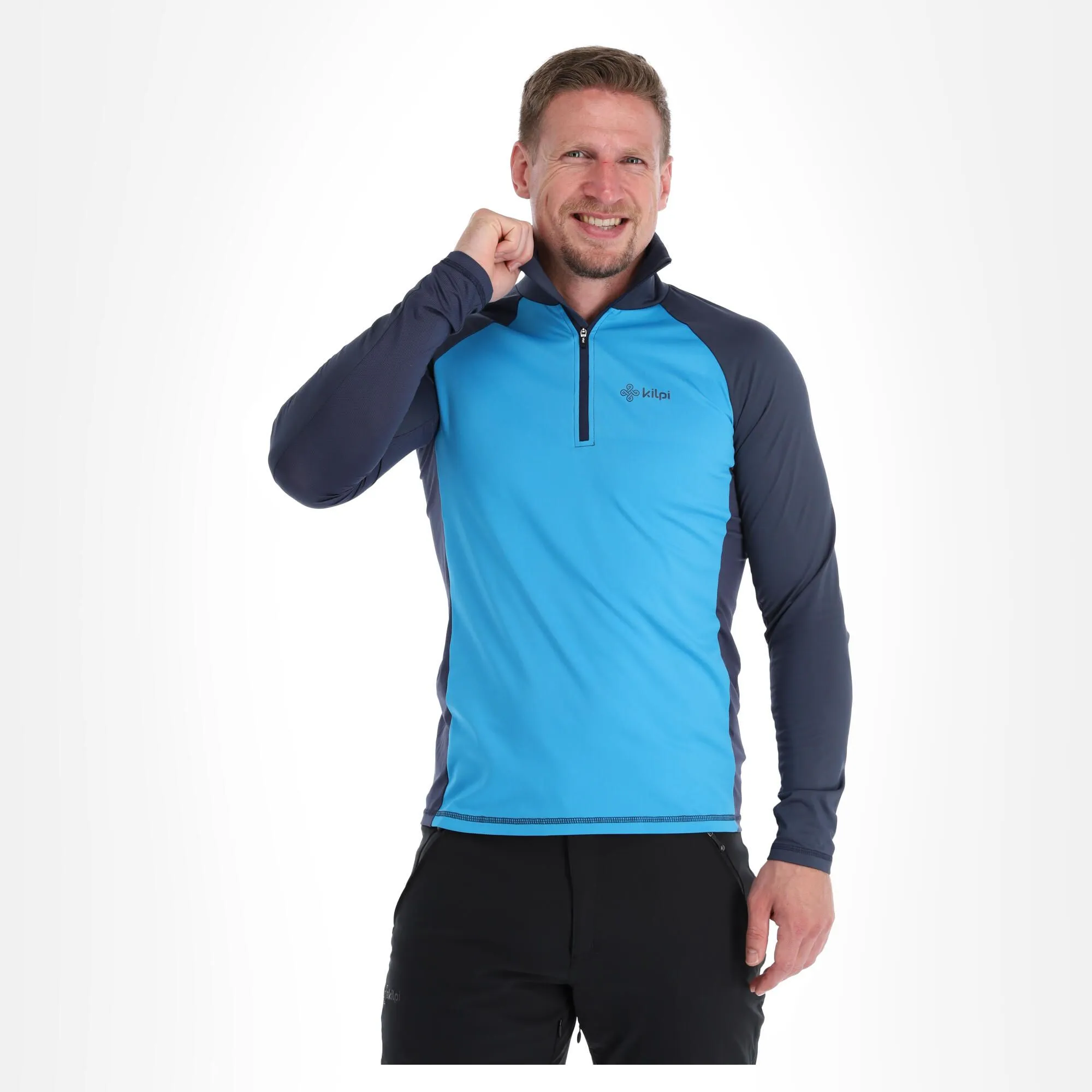 Kilpi, Willie-M Pullover Übergröße Herren Blau 4 Kilpi, Willie-M Pullover Übergröße Herren Blau – Bild 2