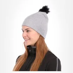 Luhta, Nahkurila Knit, Mütze, Grau -Icepeak Geschaft luhta nahkurila knit muts grijs ha29luhw50a 02.3681