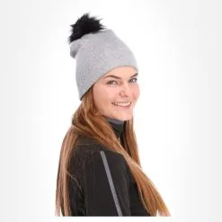 Luhta, Nahkurila Knit, Mütze, Grau -Icepeak Geschaft luhta nahkurila knit muts grijs ha29luhw50a 03.3681