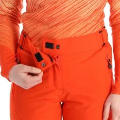 Maier Sports, Vroni Slim Skihose Kurzes Modell Damen Siren Rot -Icepeak Geschaft maier sports vroni slim ba skibroek gevoerd short model dames 22maier207v2 BI 05