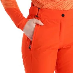 Maier Sports, Vroni Slim Skihose Kurzes Modell Damen Siren Rot -Icepeak Geschaft maier sports vroni slim ba skibroek gevoerd short model dames 22maier207v2 BI 08