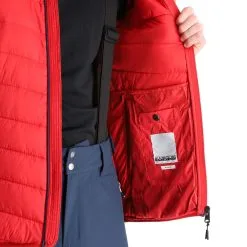 Napapijri, Aerons S 2 Daunenjacke Herren Tango Rot 18 Napapijri, Aerons S 2 Daunenjacke Herren Tango Rot -Icepeak Geschaft napapijri aerons s 2 aa jas gevoerd heren tango rood AA11nap101d BI 08