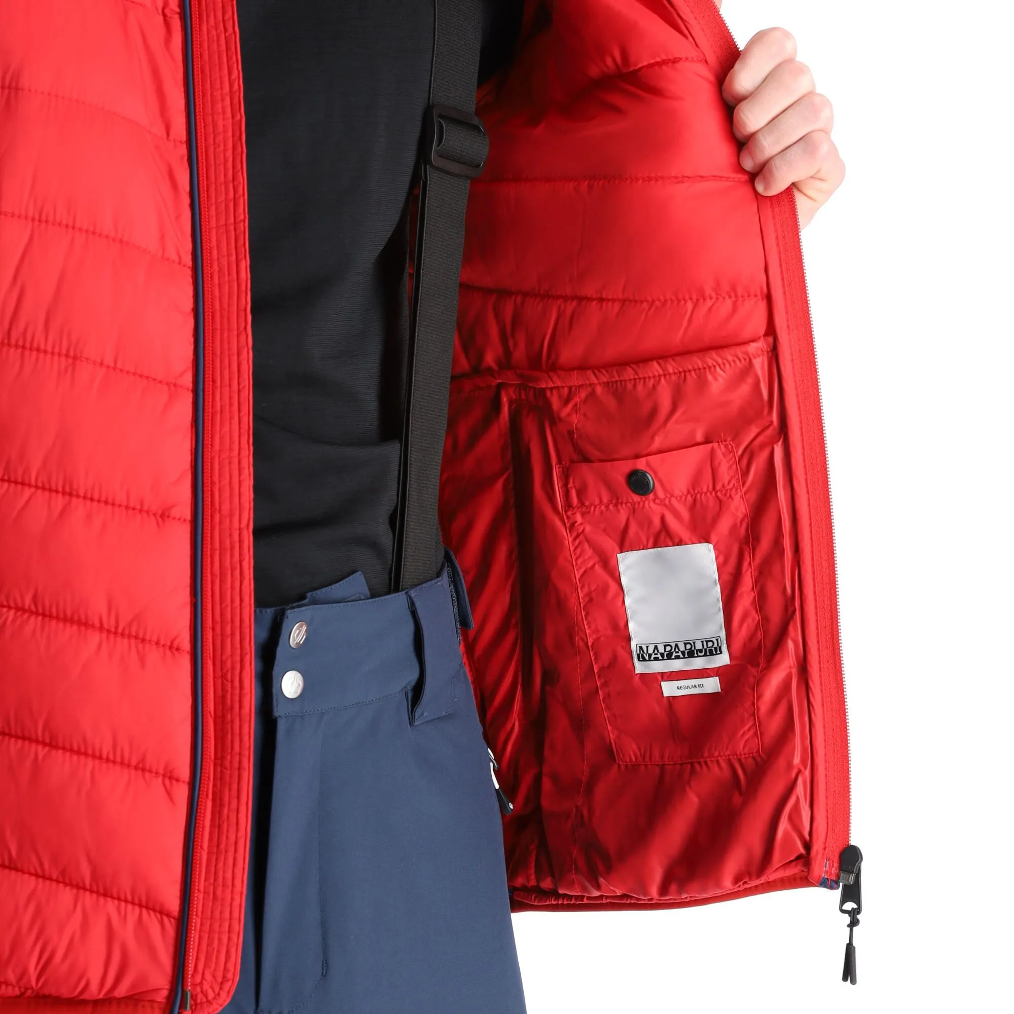 Napapijri, Aerons S 2 Daunenjacke Herren Tango Rot 9 Napapijri, Aerons S 2 Daunenjacke Herren Tango Rot – Bild 8