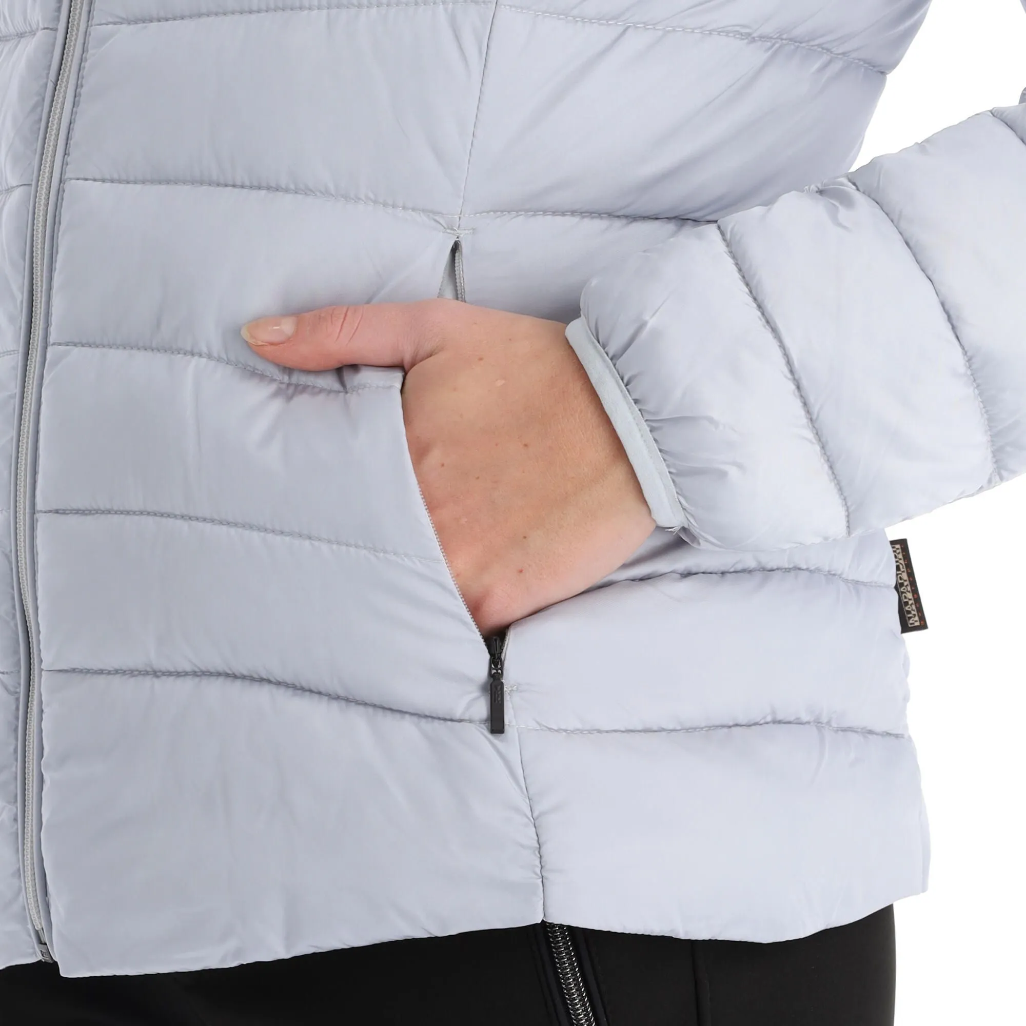 Napapijri, Aerons S W 2 (2022/2023) Daunenjacke Damen Glacier Grau 8 Napapijri, Aerons S W 2 (2022/2023) Daunenjacke Damen Glacier Grau – Bild 6