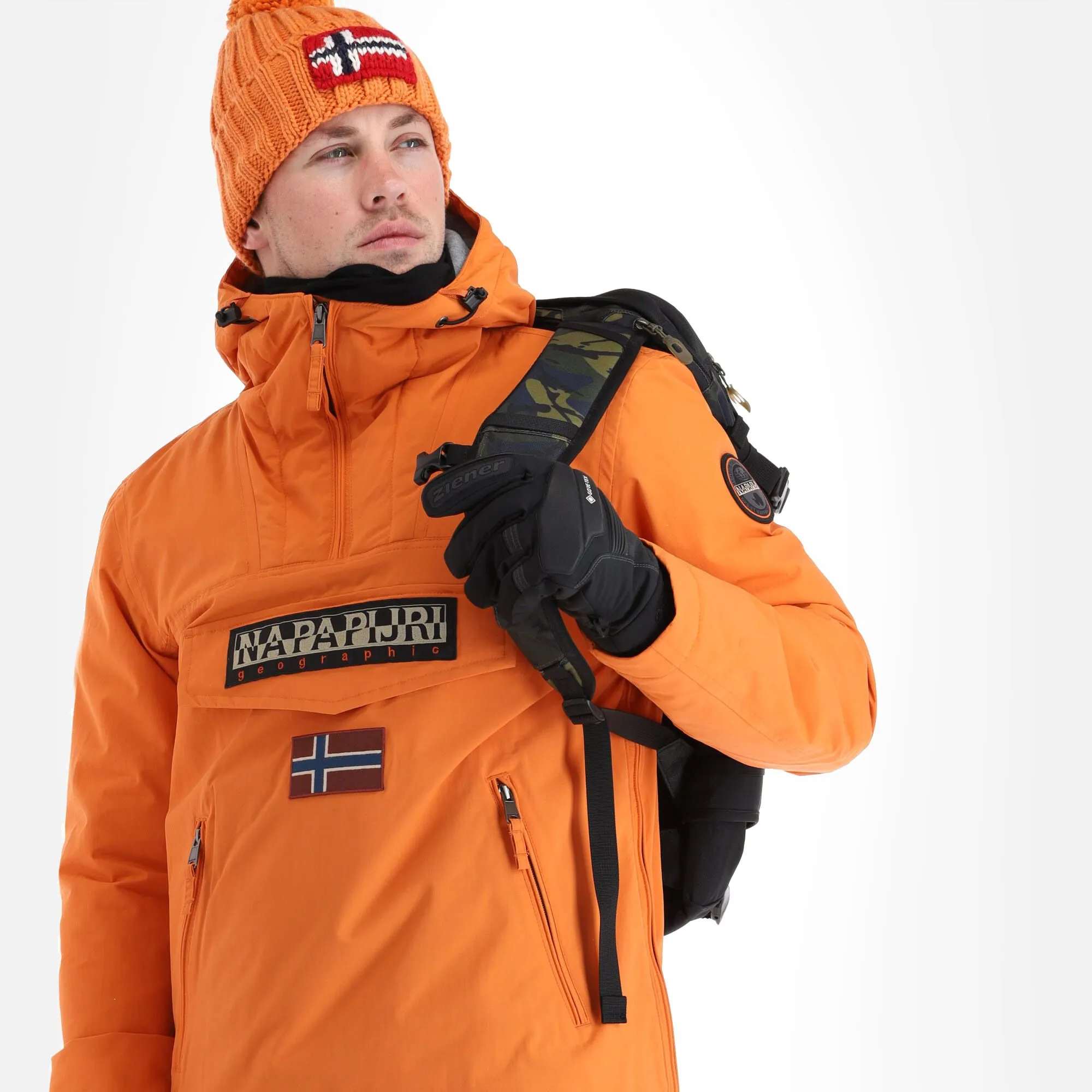 Napapijri, Rainforest Pocket 2 (2022/2023) Winter Anorak Herren Butternut Orange 7 Napapijri, Rainforest Pocket 2 (2022/2023) Winter Anorak Herren Butternut Orange – Bild 5