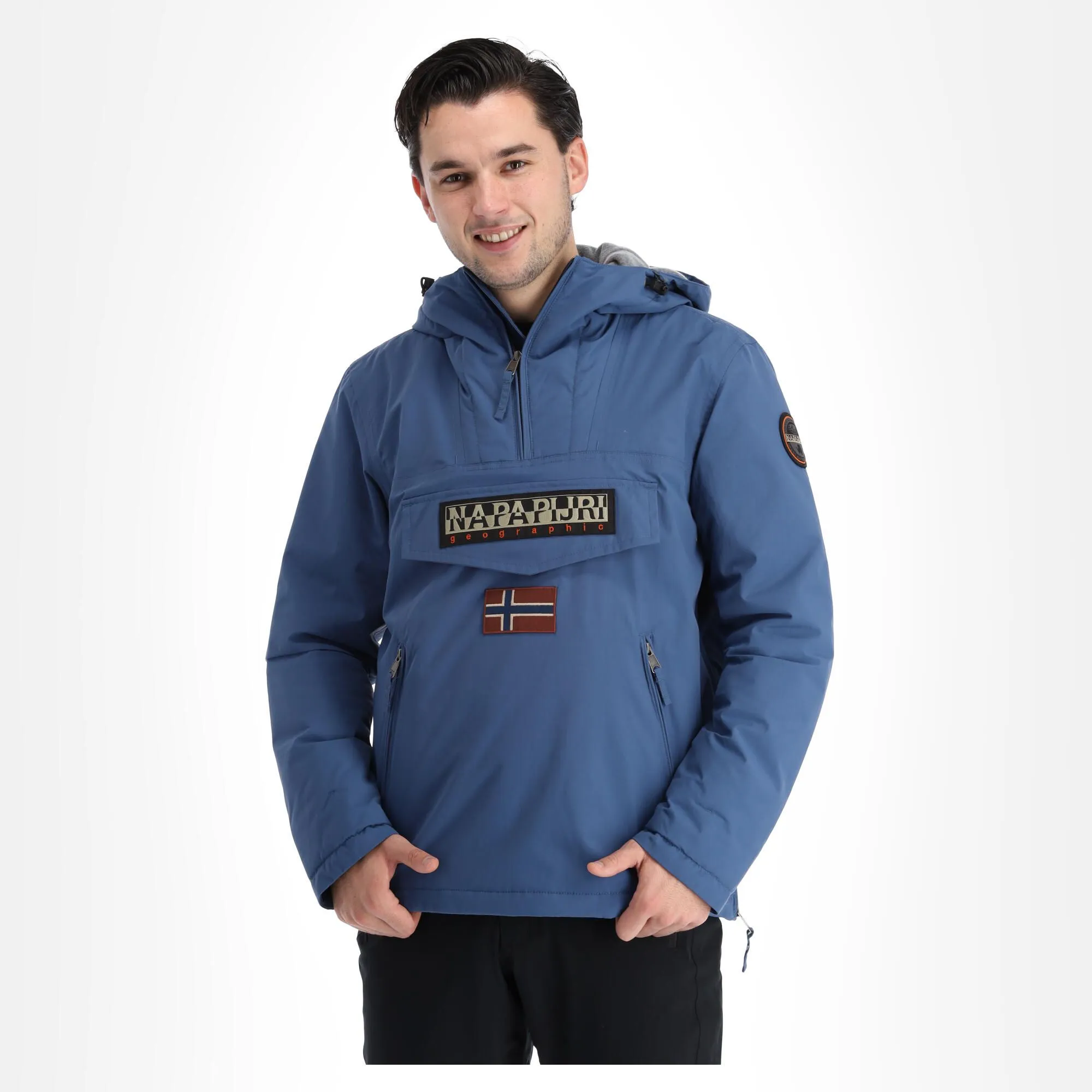 Napapijri, Rainforest Pocket 2 (2022/2023) Winter Anorak Herren Ensign Blau 4 Napapijri, Rainforest Pocket 2 (2022/2023) Winter Anorak Herren Ensign Blau – Bild 2