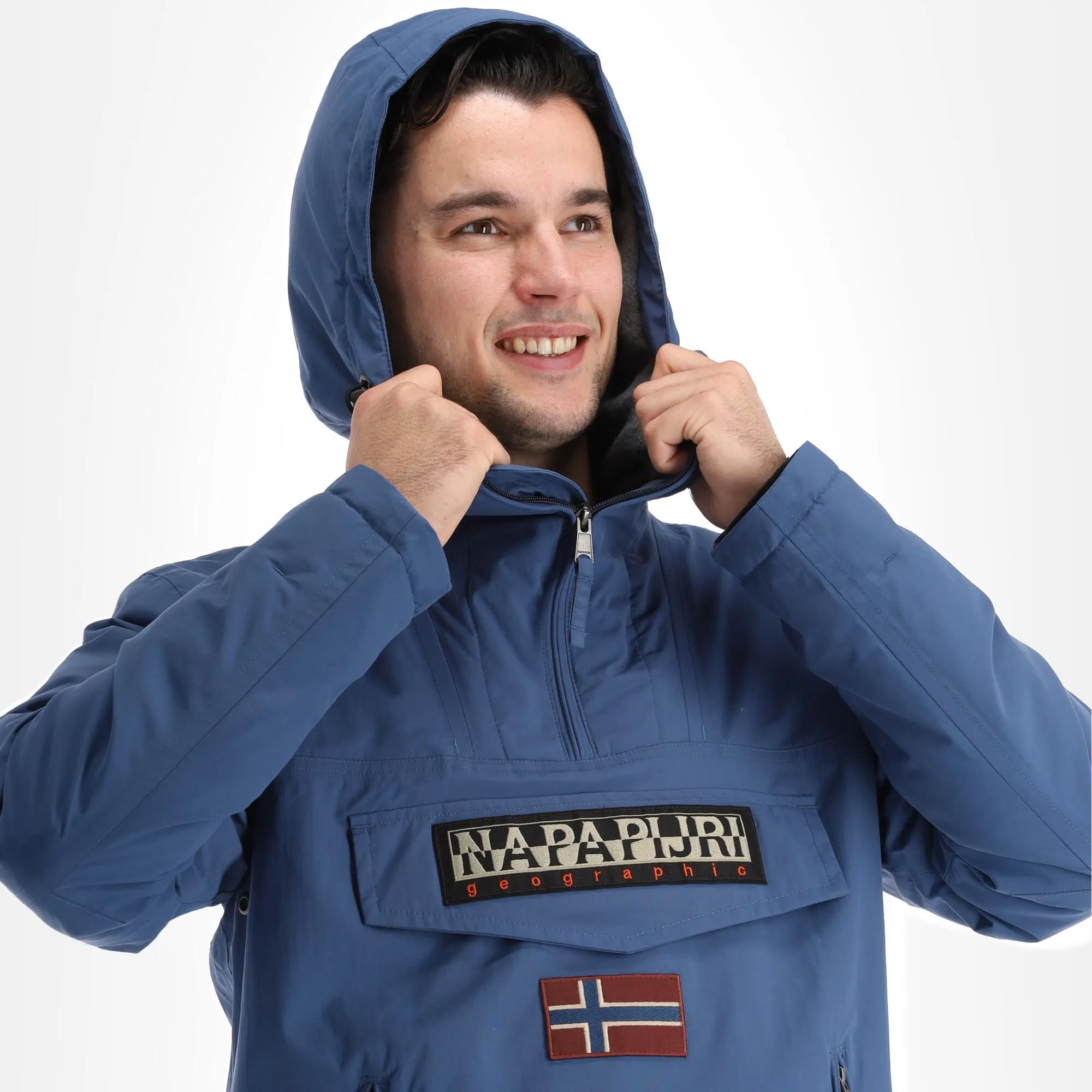 Napapijri, Rainforest Pocket 2 (2022/2023) Winter Anorak Herren Ensign Blau 7 Napapijri, Rainforest Pocket 2 (2022/2023) Winter Anorak Herren Ensign Blau – Bild 5