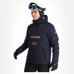 Napapijri, Rainforest Pocket 2 (2022/2023) Winter Anorak Herren Marine Blau -Icepeak Geschaft napapijri rainforest pocket 2 af anorak heren marine blauw 22napap112v5 BI 04