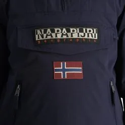 Napapijri, Rainforest Pocket 2 (2022/2023) Winter Anorak Herren Marine Blau -Icepeak Geschaft napapijri rainforest pocket 2 af anorak heren marine blauw 22napap112v5 BI 08