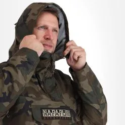 Napapijri, Rainforest Pocket Prt 2 (2022/2023) Winter Anorak Herren Fantasy Camo Braun, Grün -Icepeak Geschaft napapijri rainforest pocket prt 2 af anorak heren fantasy camo 22napap113v2 BI 05