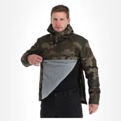 Napapijri, Rainforest Pocket Prt 2 (2022/2023) Winter Anorak Herren Fantasy Camo Braun, Grün -Icepeak Geschaft napapijri rainforest pocket prt 2 af anorak heren fantasy camo 22napap113v2 BI 06