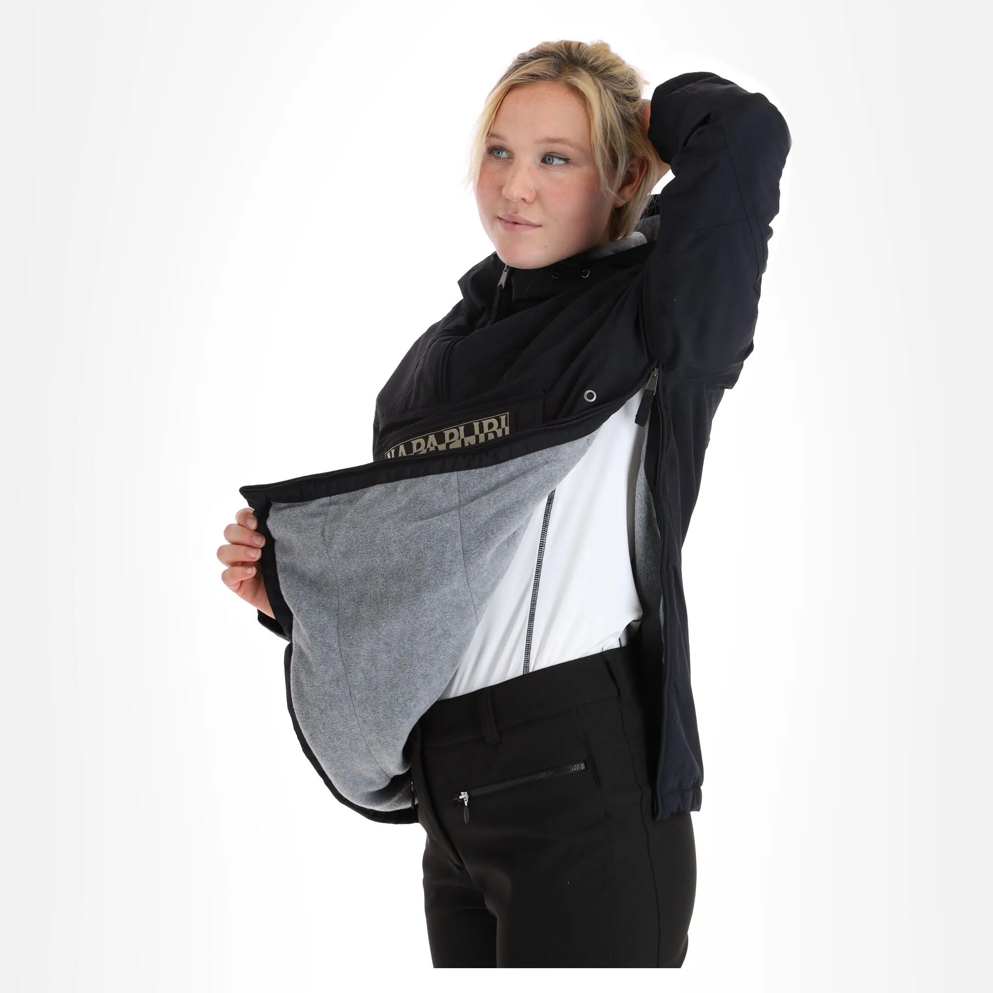 Napapijri, Rainforest W Pocket 4 (2022/2023) Winter Anorak Damen Schwarz 8 Napapijri, Rainforest W Pocket 4 (2022/2023) Winter Anorak Damen Schwarz – Bild 6