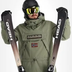 Napapijri, Skidoo 4 (2022/2023) Winter Anorak Herren Lichen Grün -Icepeak Geschaft napapijri skidoo 4 2022 2023 af anorak heren lichen groen 22napap114v3 BI 05