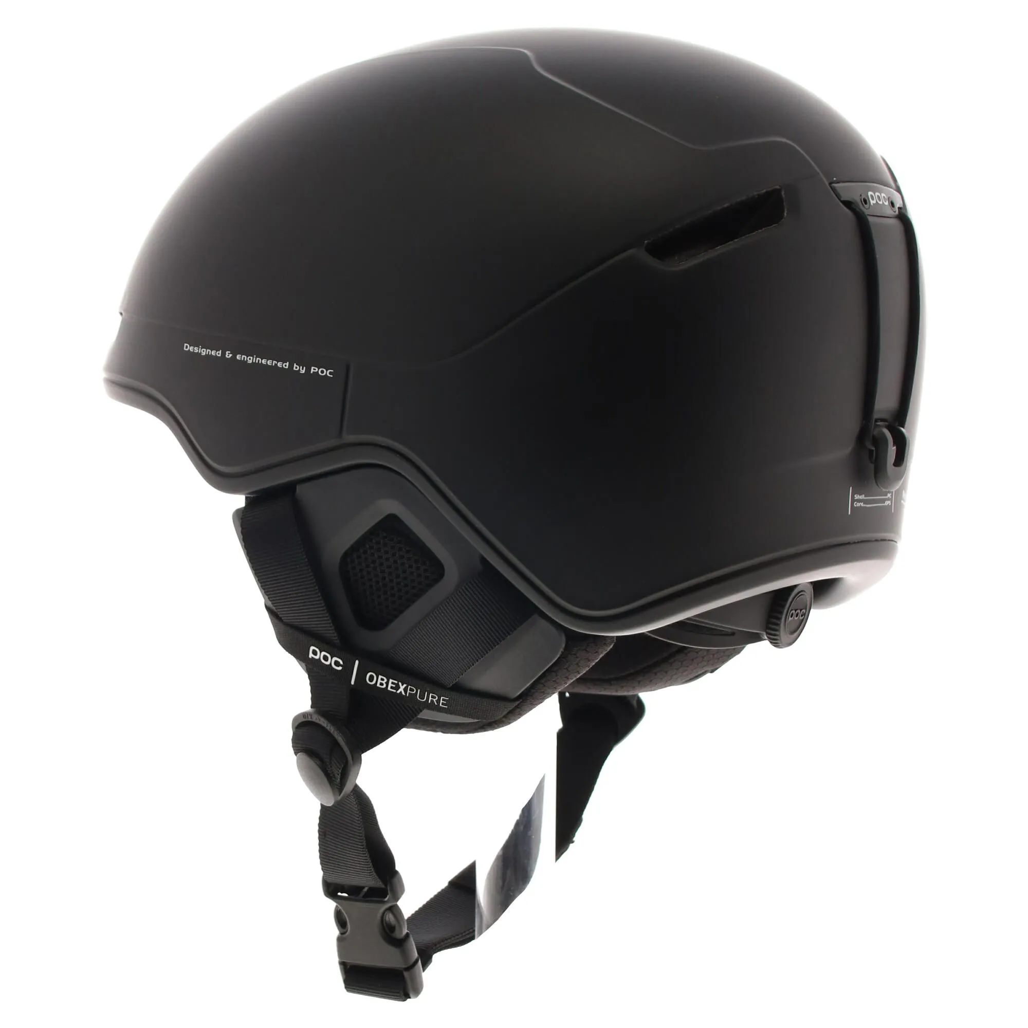 POC, Obex Pure Skihelm Unisex Uranium Matt Schwarz 4 POC, Obex Pure Skihelm Unisex Uranium Matt Schwarz – Bild 2