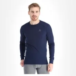 Odlo, Active Warm 2 Pack Thermoshirt 2-pack Herren Diving Blau, Schwarz -Icepeak Geschaft odlo active warm 2 pack fa thermoshirt heren diving navy blauw FA11odl118b BI 03