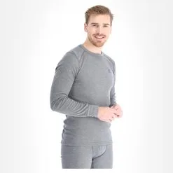 Odlo, Active Warm Eco Thermoshirt Herren Steel Grau -Icepeak Geschaft odlo active warm eco fa thermoshirt heren steel melange grijs FA11odl101a BI 04