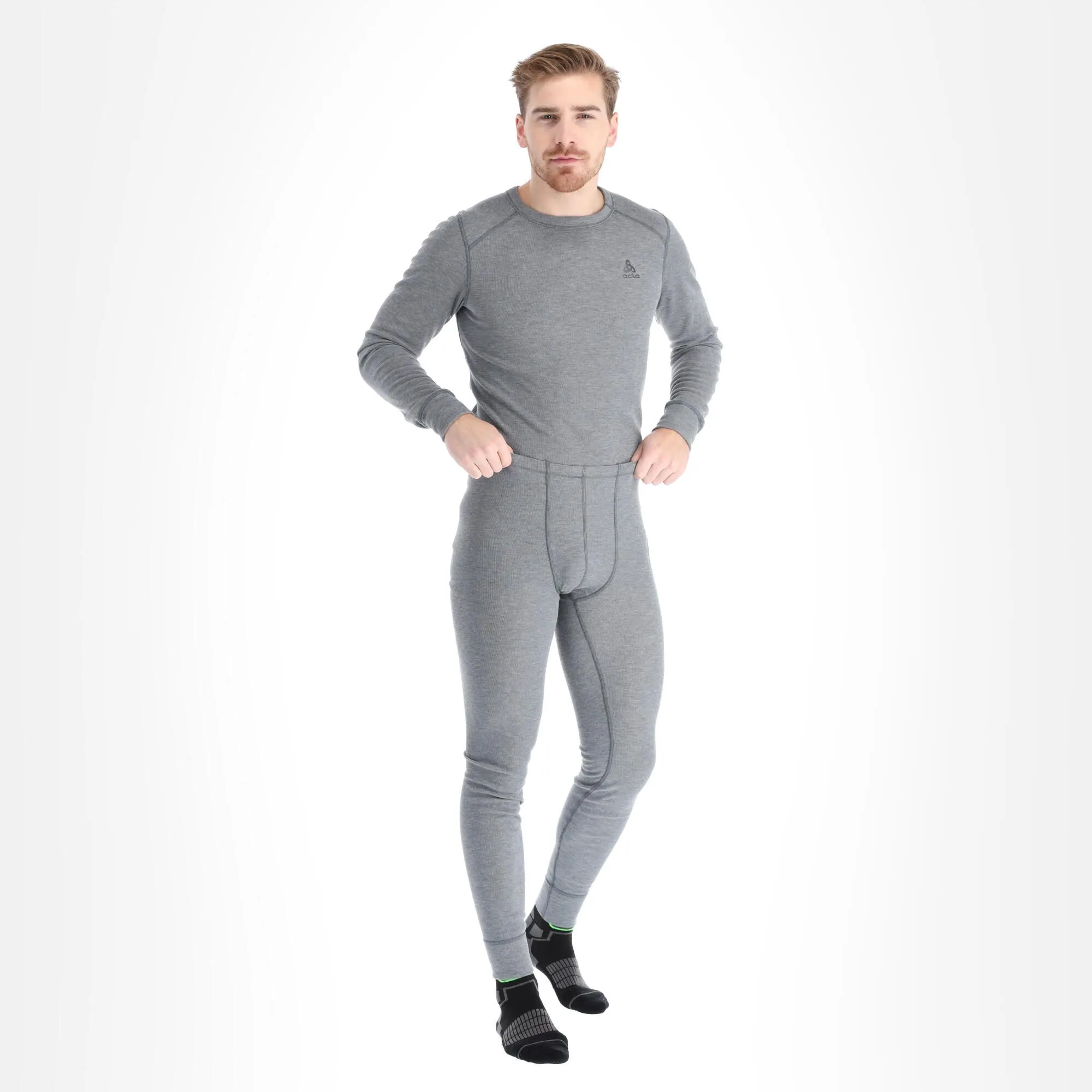 Odlo, Active Warm Eco Thermohose Herren Steel Grau 3 Odlo, Active Warm Eco Thermohose Herren Steel Grau