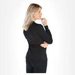 Odlo, Active Warm Eco Thermoshirt Damen Schwarz 11 Odlo, Active Warm Eco Thermoshirt Damen Schwarz -Icepeak Geschaft odlo active warm eco thermoshirt dames zwart FA20odl012b BI 03