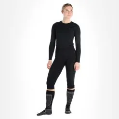 Odlo, Performance Warm Eco Thermohose Damen Graphite Grau, Schwarz