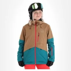 Picture, Fresya Jkt Skijacke Damen Dark Stone Beige -Icepeak Geschaft picture fresya jkt aa jas gevoerd dames dark stone beige 22pictu127v2 BI 02