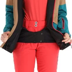 Picture, Fresya Jkt Skijacke Damen Dark Stone Beige -Icepeak Geschaft picture fresya jkt aa jas gevoerd dames dark stone beige 22pictu127v2 BI 09