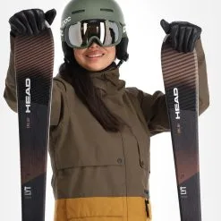 Picture, Glawi Jkt Skijacke Damen Dark Army Grün -Icepeak Geschaft picture glawi jkt aa jas gevoerd dames dark army groen 22pictu129v3 BI 05