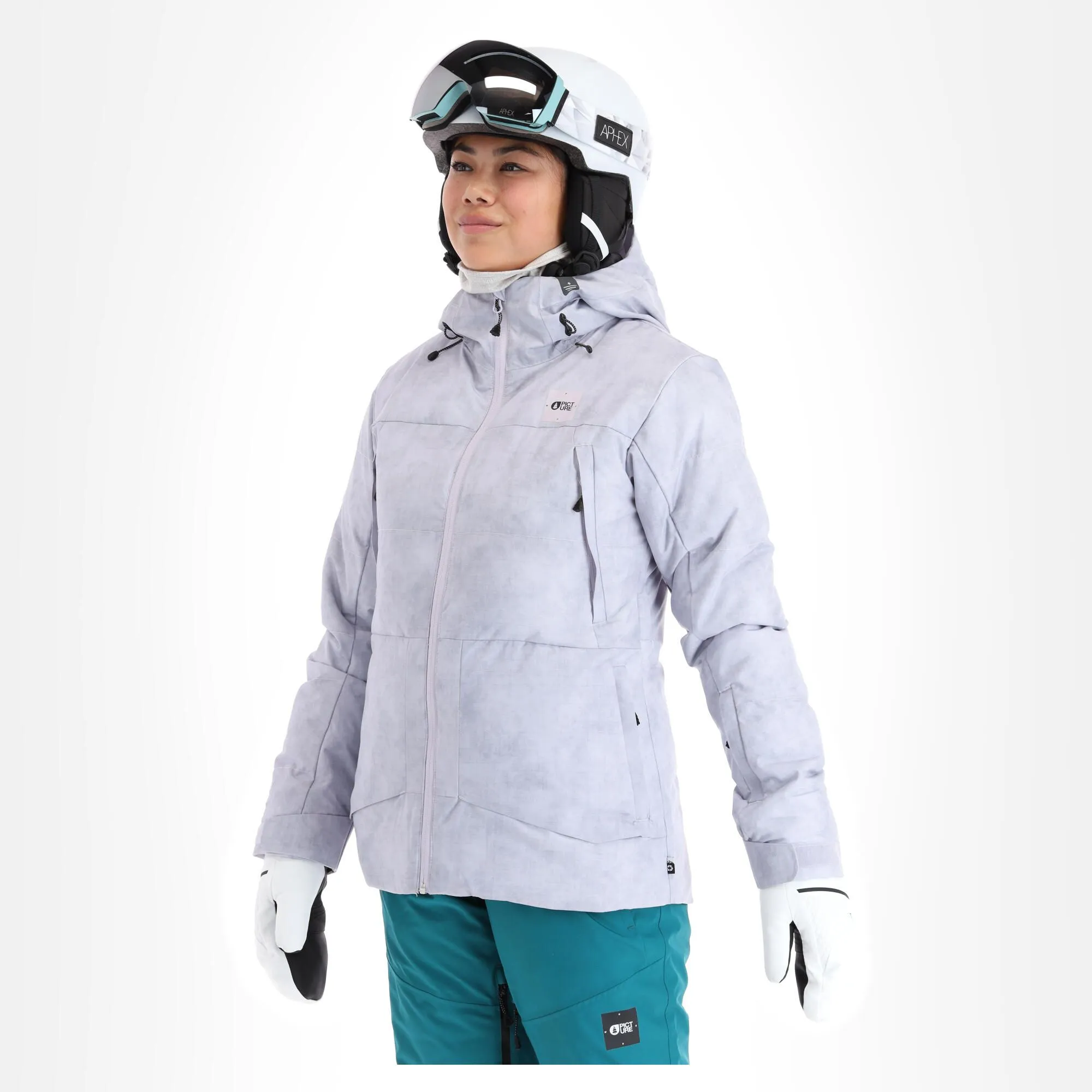 Picture, Lement Jkt Skijacke Damen Cloudy Grau 4 Picture, Lement Jkt Skijacke Damen Cloudy Grau – Bild 2