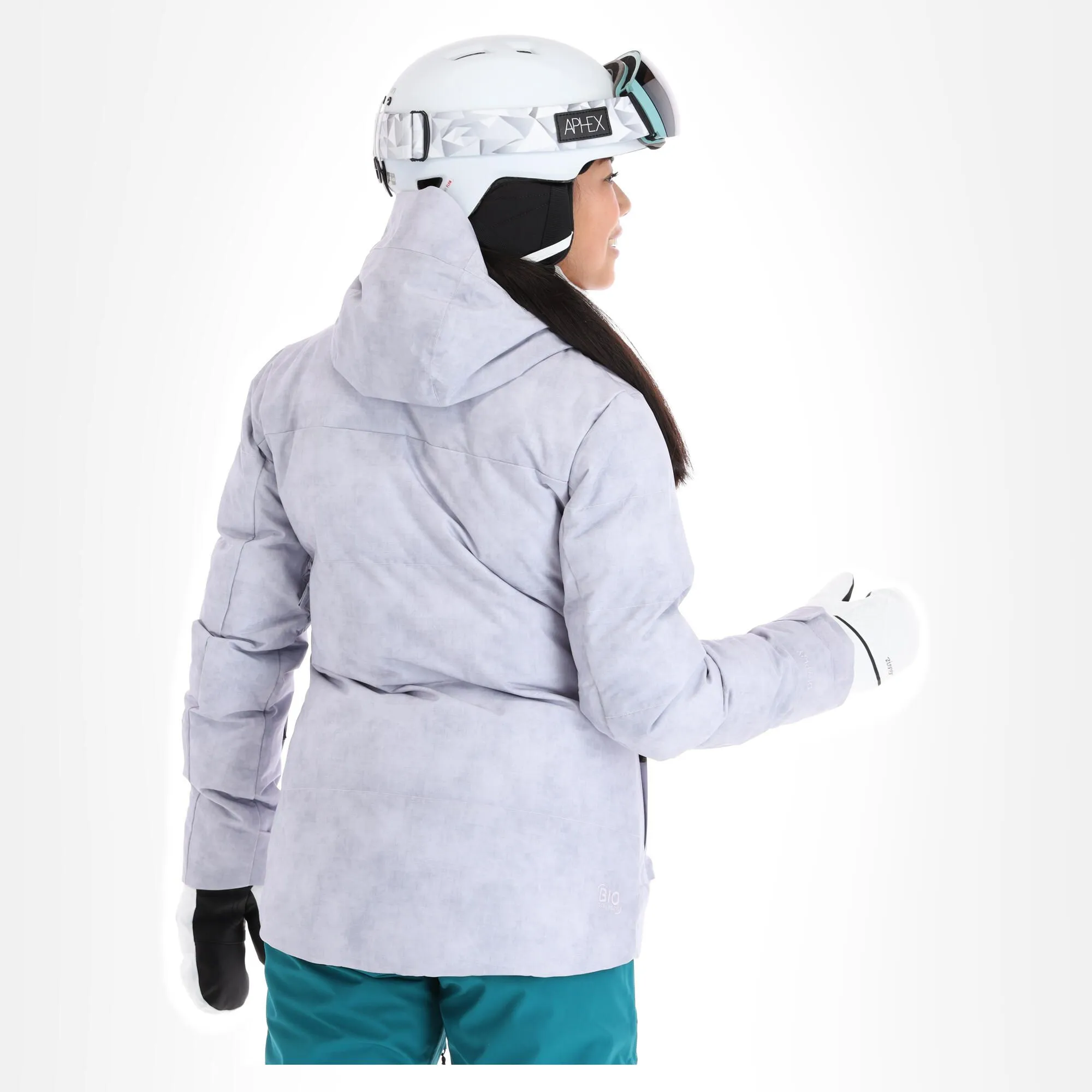 Picture, Lement Jkt Skijacke Damen Cloudy Grau 5 Picture, Lement Jkt Skijacke Damen Cloudy Grau – Bild 3