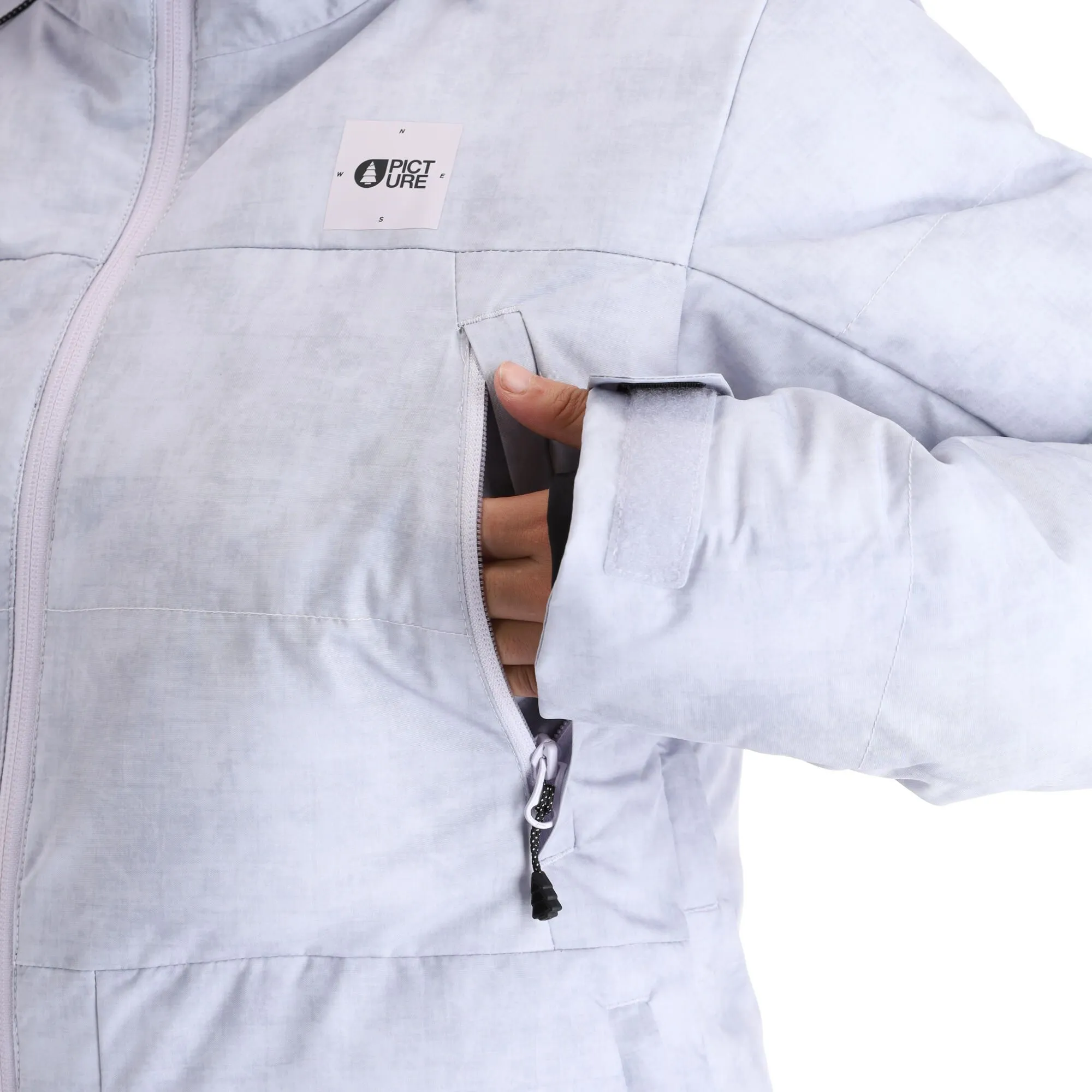 Picture, Lement Jkt Skijacke Damen Cloudy Grau 14 Picture, Lement Jkt Skijacke Damen Cloudy Grau – Bild 12