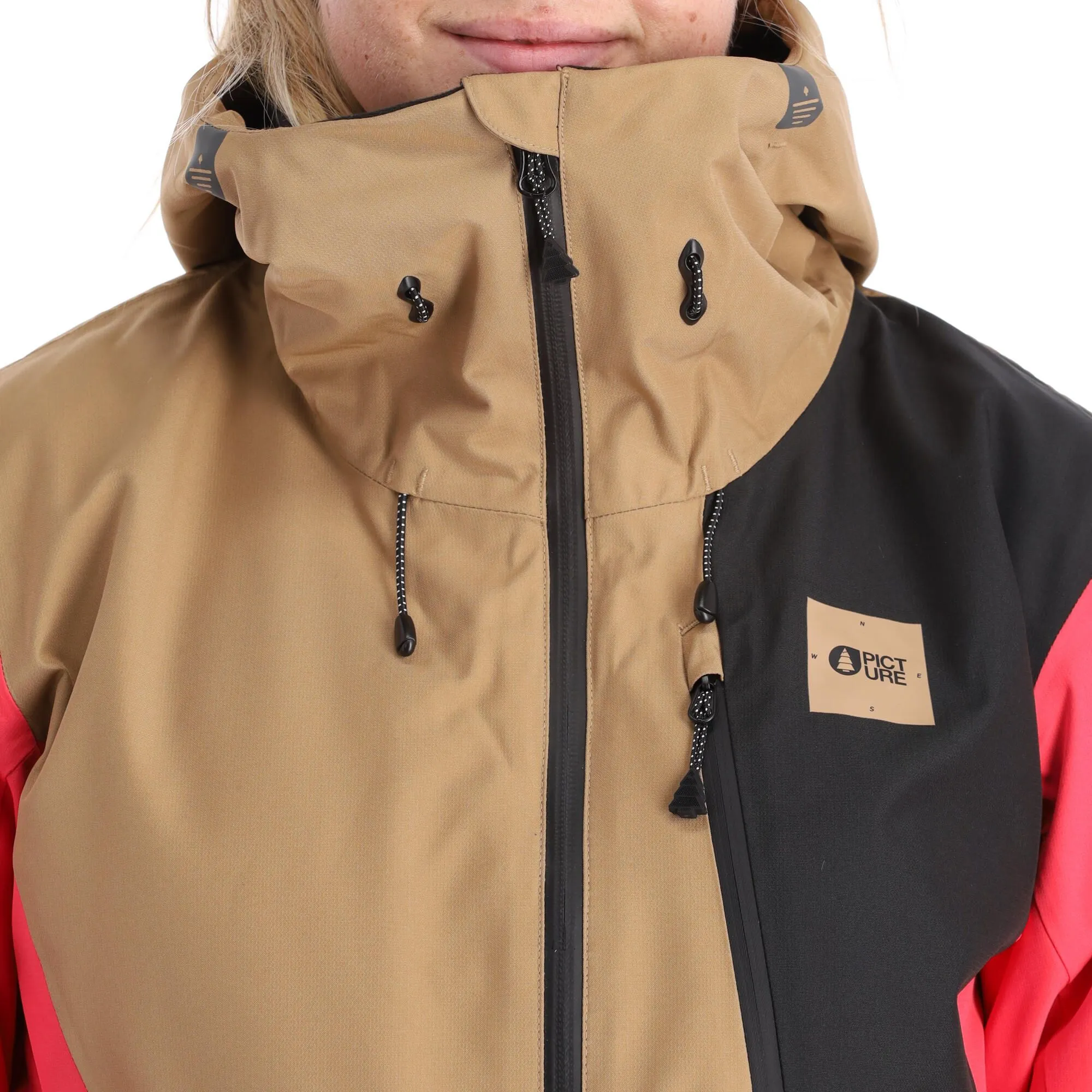 Picture, Seen Jkt Skijacke Damen Dark Stone Beige 10 Picture, Seen Jkt Skijacke Damen Dark Stone Beige – Bild 8