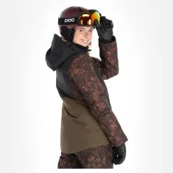 Picture, Seen Jkt Skijacke Damen Iberis Print Braun -Icepeak Geschaft picture seen jkt aa jas gevoerd dames iberis print bruin 22pictu128v2 BI 03