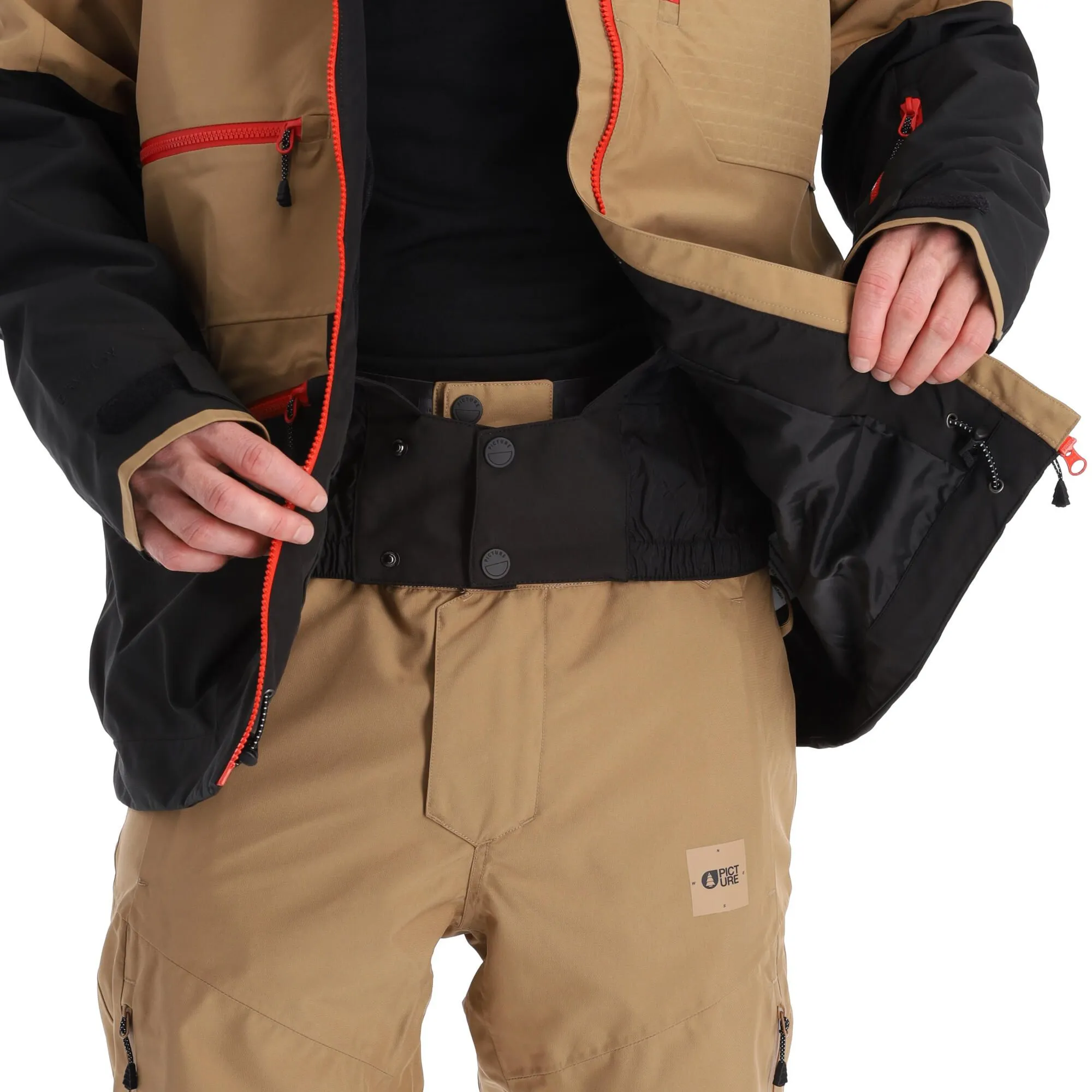 Picture, Stone Jkt Skijacke Herren Dark Stone Beige 15 Picture, Stone Jkt Skijacke Herren Dark Stone Beige – Bild 13