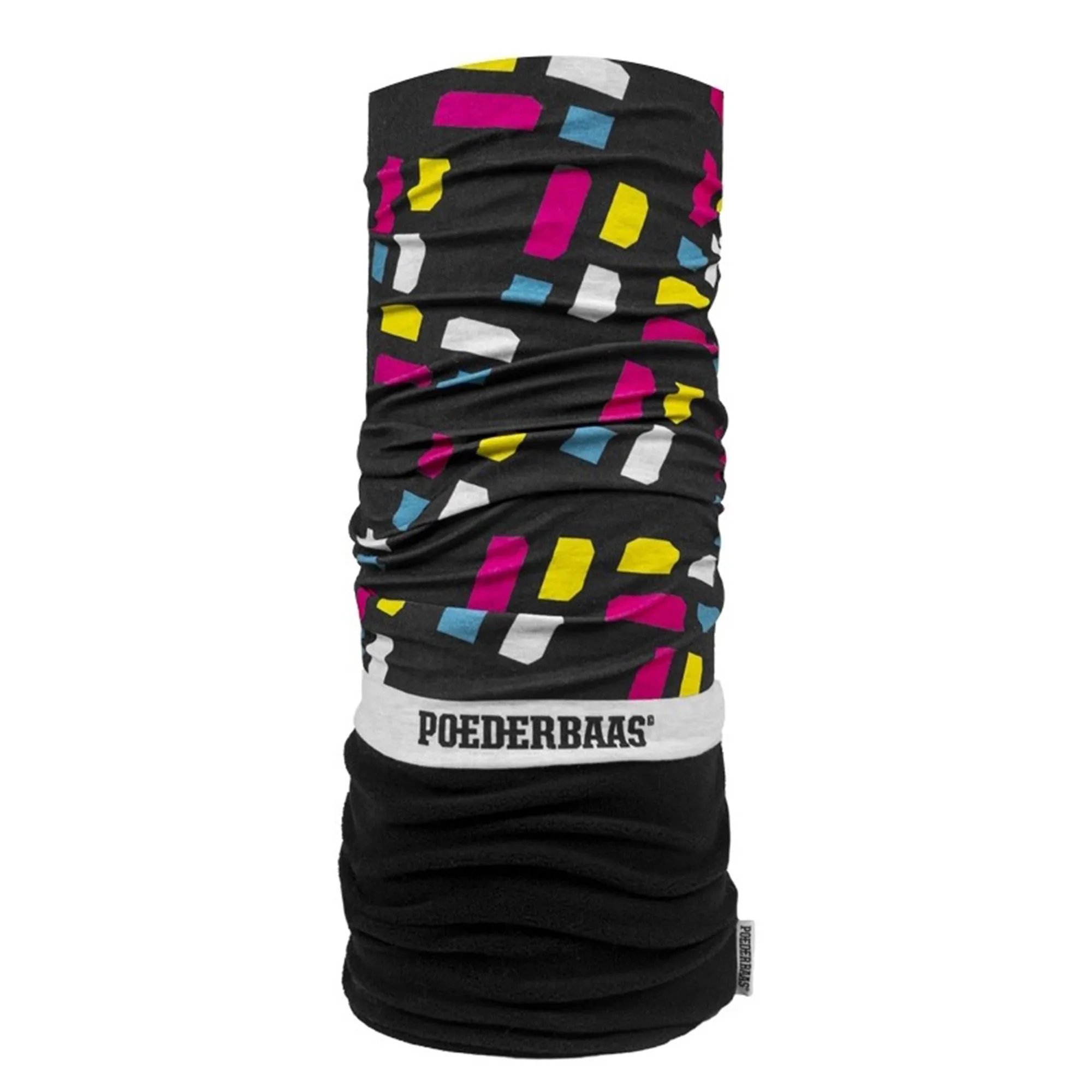 Poederbaas, Neckwarmer Schal Unisex Schwarz 3 Poederbaas, Neckwarmer Schal Unisex Schwarz