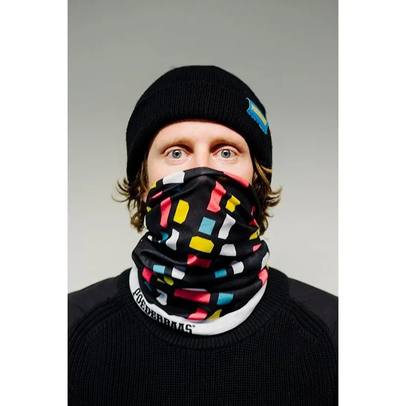 Poederbaas, Neckwarmer Schal Unisex Schwarz 4 Poederbaas, Neckwarmer Schal Unisex Schwarz – Bild 2