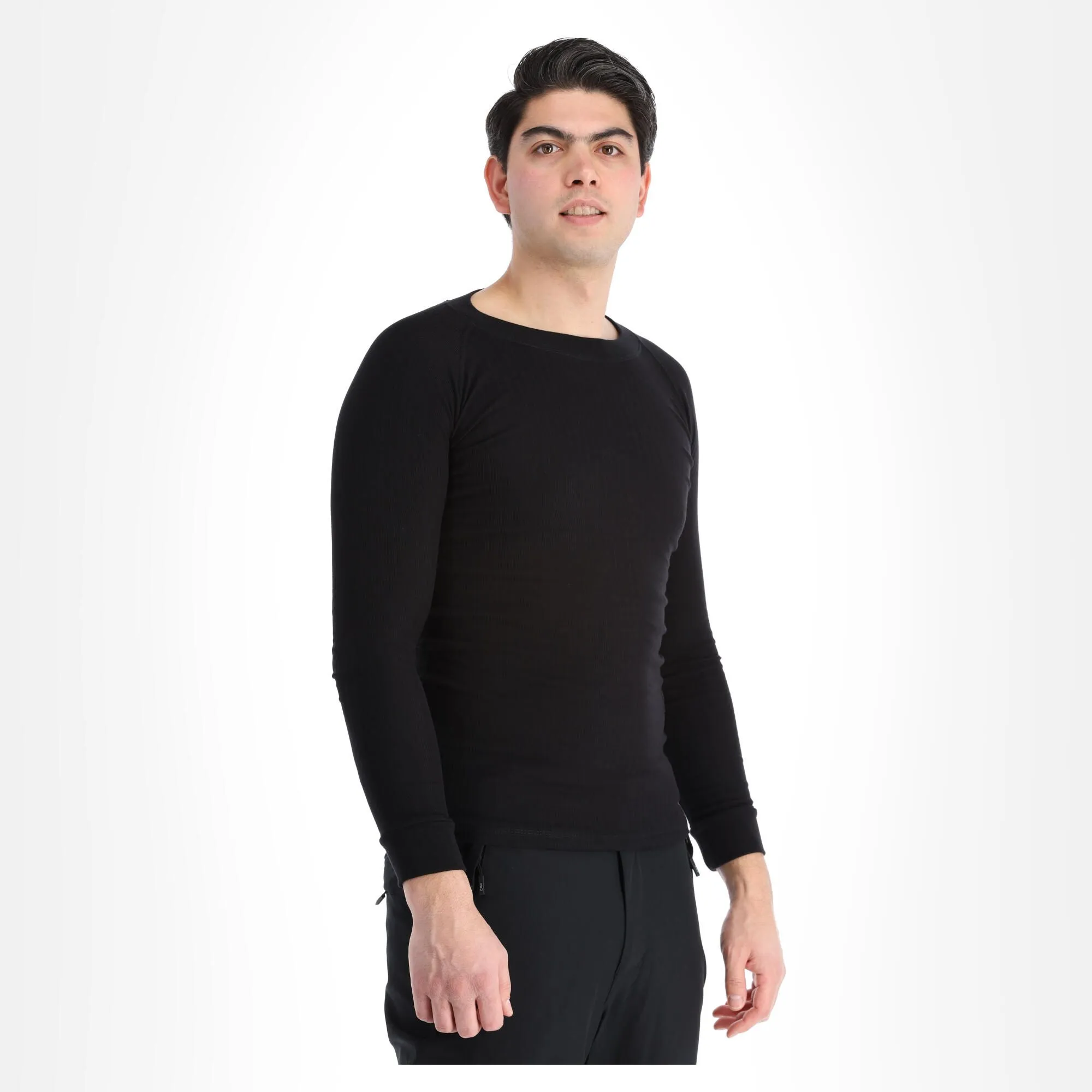 Poederbaas, Pro Thermo Baselayer Shirt Men Thermoshirt Herren Schwarz 6 Poederbaas, Pro Thermo Baselayer Shirt Men Thermoshirt Herren Schwarz – Bild 4